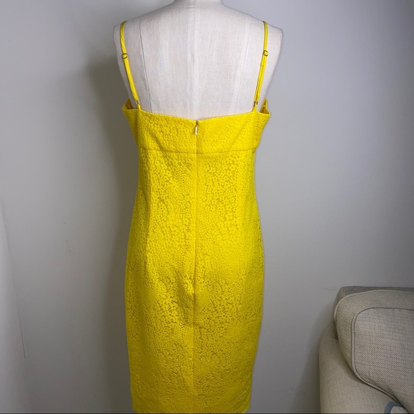 Trina Turk Bright Lace Twist Bust Dress - Picture 8 of 8